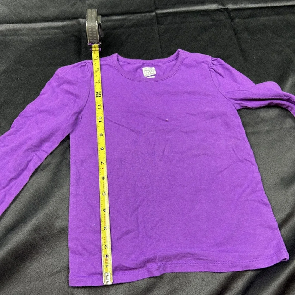 Old Navy Girls Plain Purple Long Sleeve Shirt Size 4T